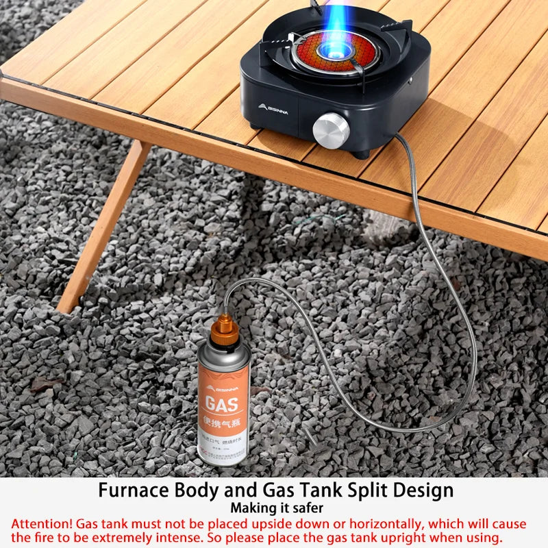 4000W Gas Campingkocher – Tragbarer Infrarotkocher für Outdoor