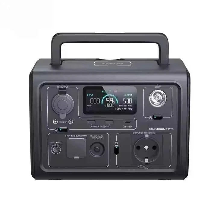 For BLUETTI EB3A 300W 268WH Power Station 220V-204V off Grid Home Power with MPPT Controller Car Battery Solar Energy Storage