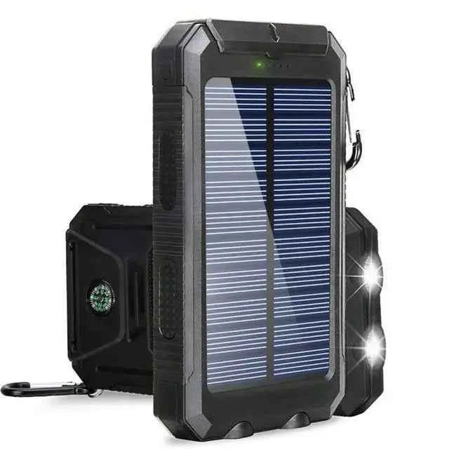 Solar Powerbank 80.000mAh – Notstrom mit LED-Licht &amp; Outdoor-Funktione