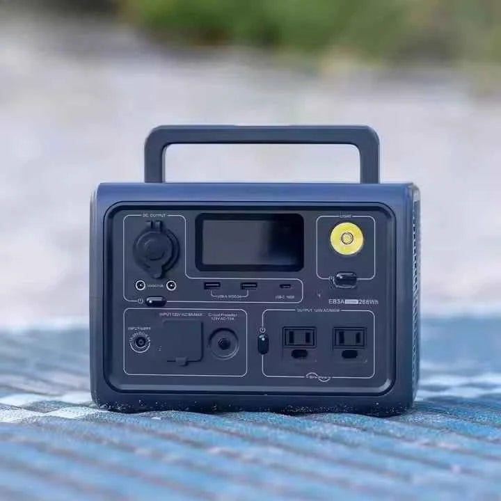 For BLUETTI EB3A 300W 268WH Power Station 220V-204V off Grid Home Power with MPPT Controller Car Battery Solar Energy Storage
