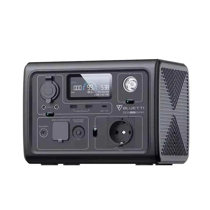 For BLUETTI EB3A 300W 268WH Power Station 220V-204V off Grid Home Power with MPPT Controller Car Battery Solar Energy Storage
