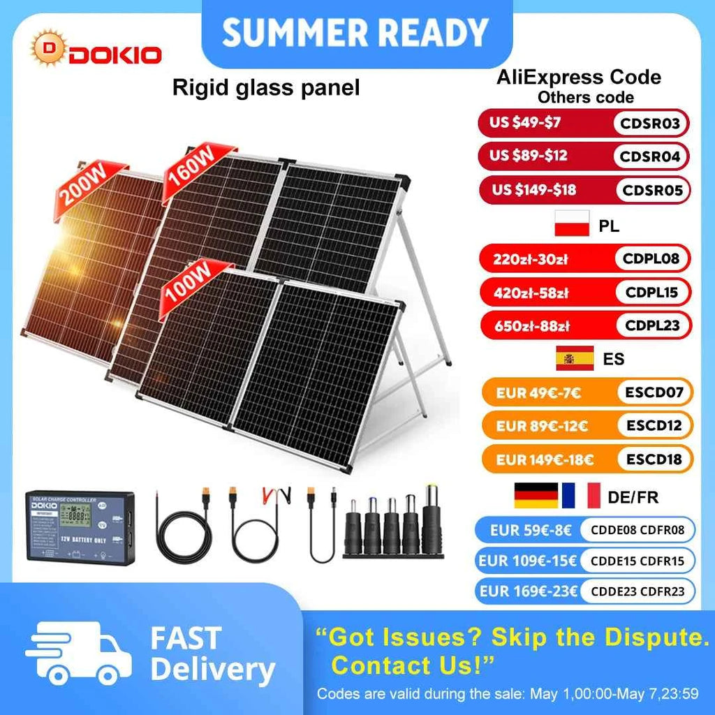 Faltbares Solarpanel 100W / 150W / 200W – Mobile Energie