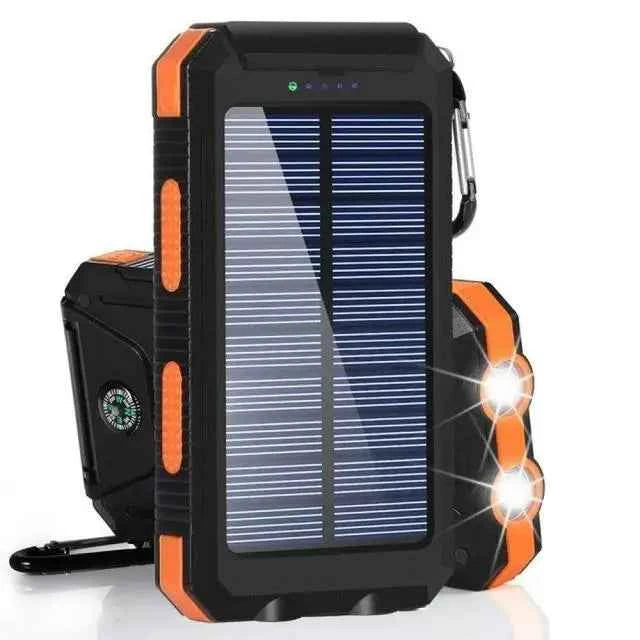 Solar Powerbank 80.000mAh – Notstrom mit LED-Licht &amp; Outdoor-Funktione