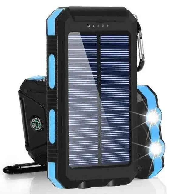 Solar Powerbank 80.000mAh – Notstrom mit LED-Licht &amp; Outdoor-Funktione